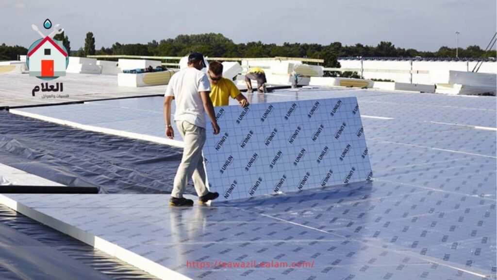 عزل الأسطح بالرياض المبلطة